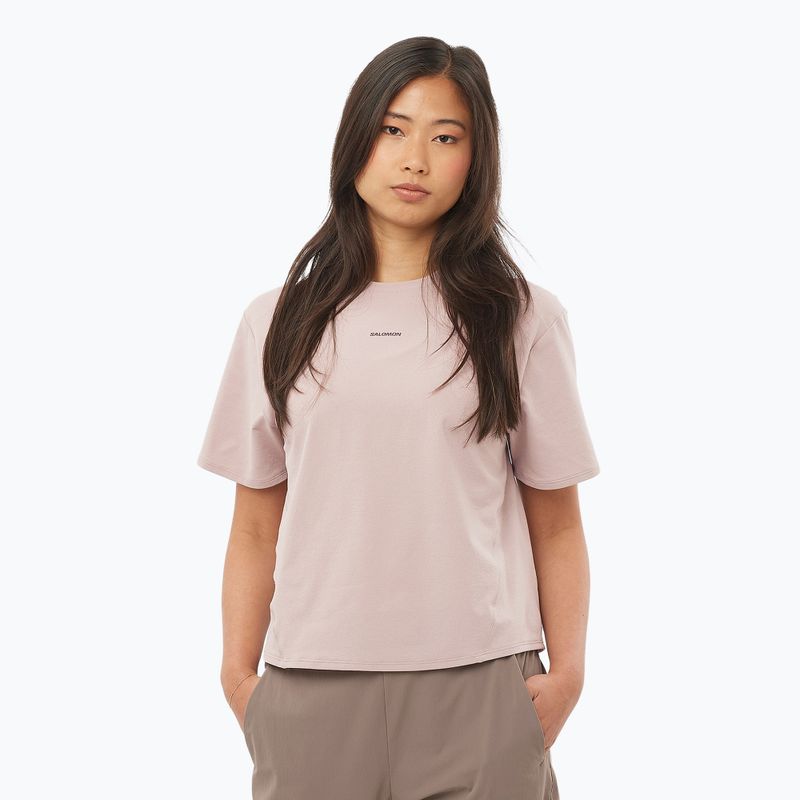 Koszulka damska Salomon Trackline Tee SS etherea