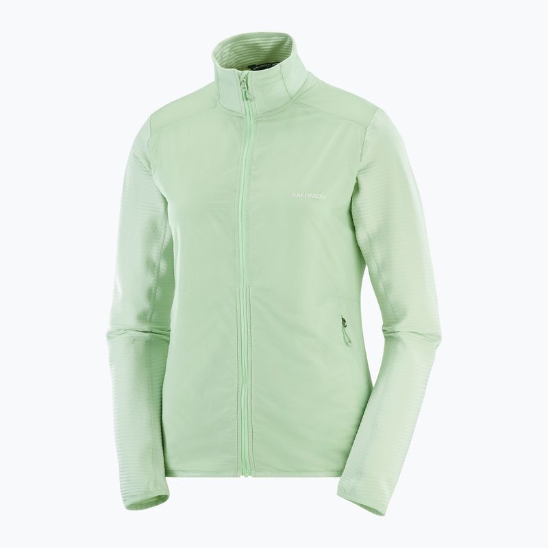 Bluza trekkingowa damska Salomon Sntial Lightwarm Hybrid sea foam 7