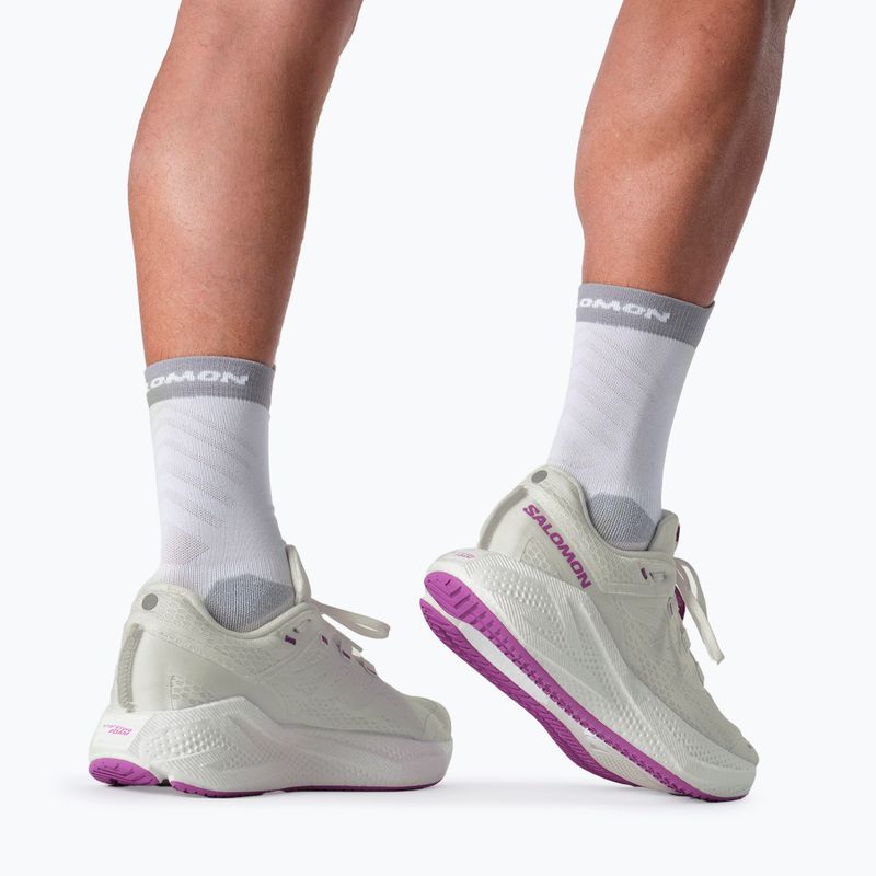 Buty do biegania męskie Salomon Aero Glide 3 white/white/willowherb 9