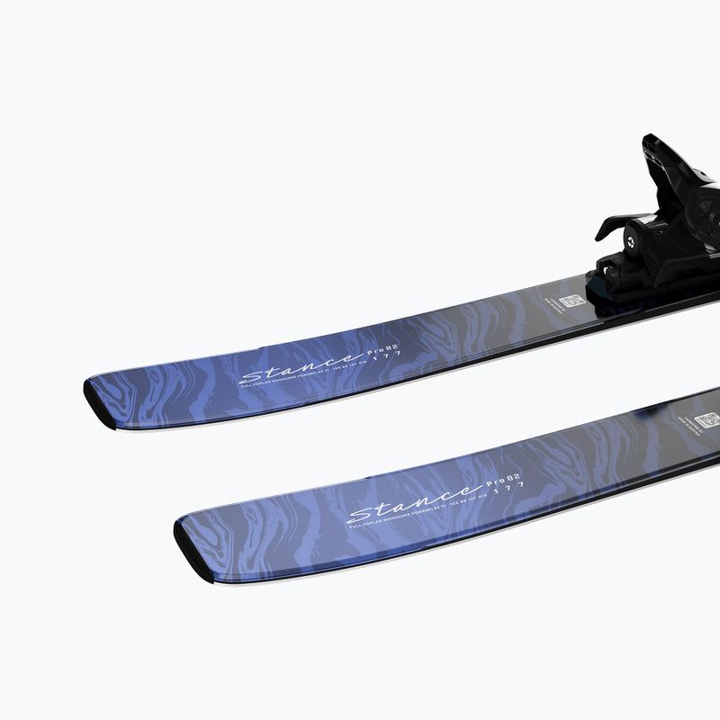 Narty zjazdowe damskie Salomon Stance Pro W 82 + wiązania MI11 GW aruba blue/blue yonder 7