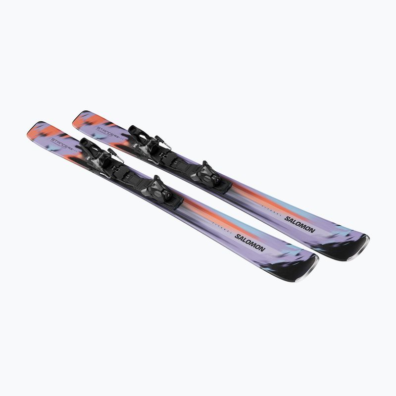 Narty zjazdowe Salomon Stance Pro 86 + wiązania MI12 GW violet tulip/nasturtium/black 3