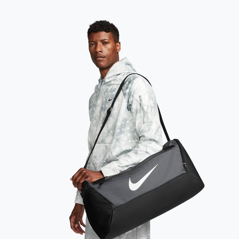 Torba treningowa Nike Brasilia 9.5 41 l grey/white 8
