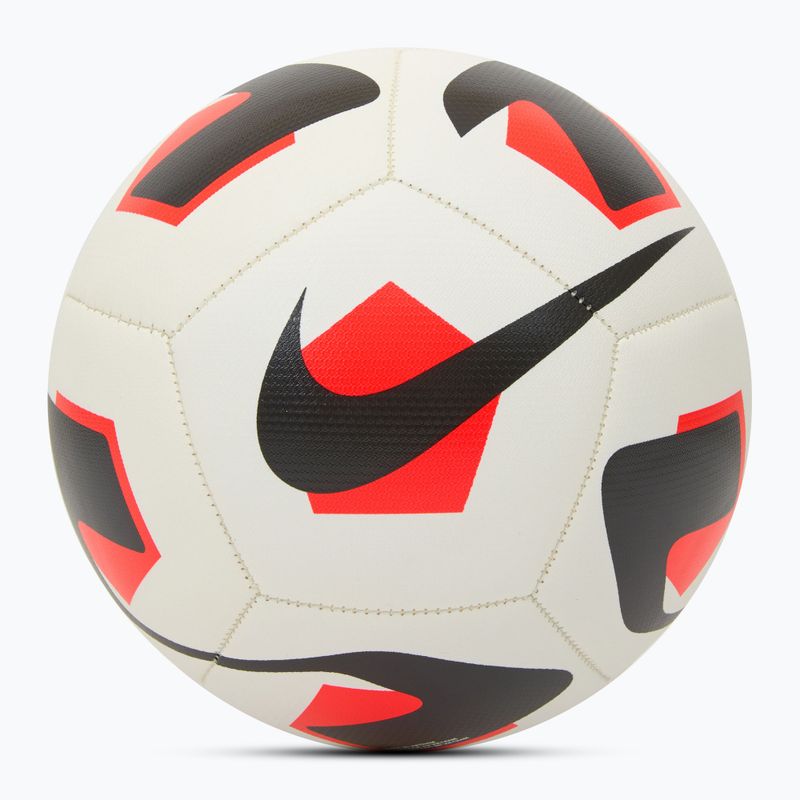 Piłka do piłki nożnej Nike Park Team 2.0 white/bright crimson/black rozmiar 3