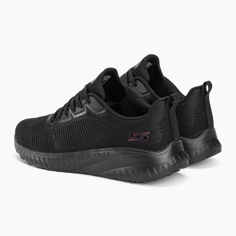 Buty damskie SKECHERS Bobs Squad Chaos Face Off black 3