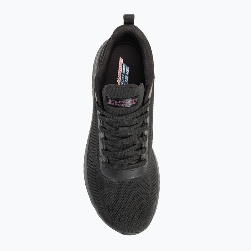 Buty damskie SKECHERS Bobs Squad Chaos Face Off black 6