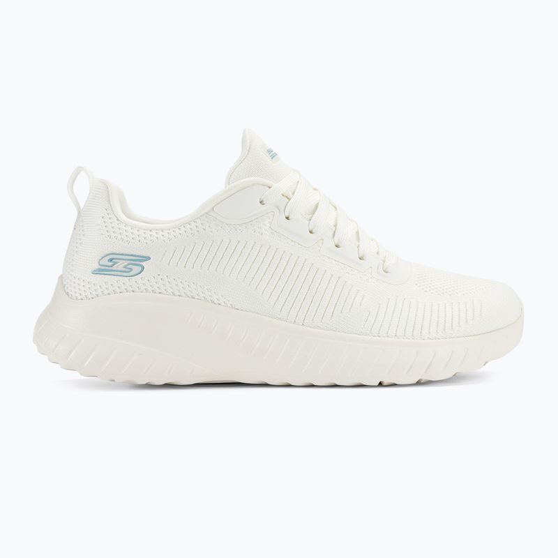 Buty damskie SKECHERS Bobs Squad Chaos Face Off white/white 2