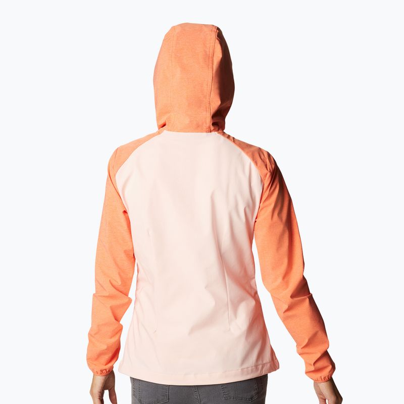 Kurtka softshell damska Columbia Heather Canyon Softshell peach blossom/sunset orange 4