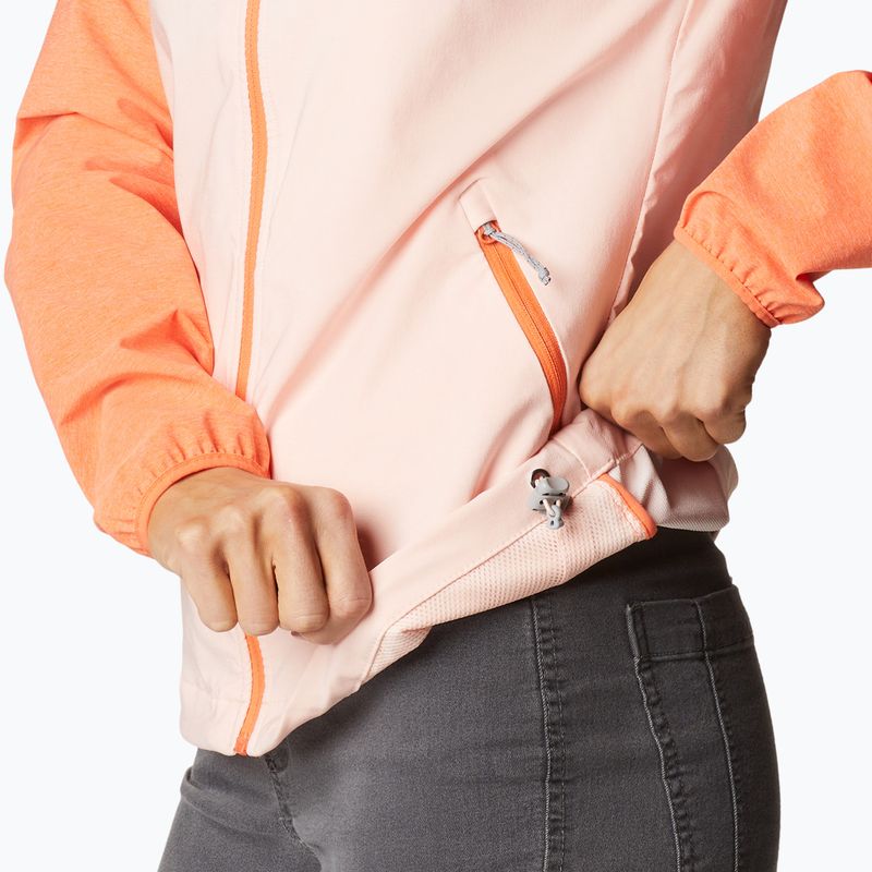 Kurtka softshell damska Columbia Heather Canyon Softshell peach blossom/sunset orange 8