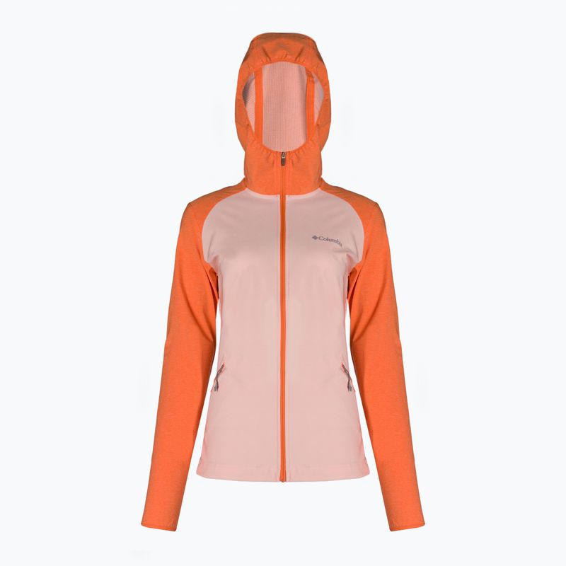 Kurtka softshell damska Columbia Heather Canyon Softshell peach blossom/sunset orange