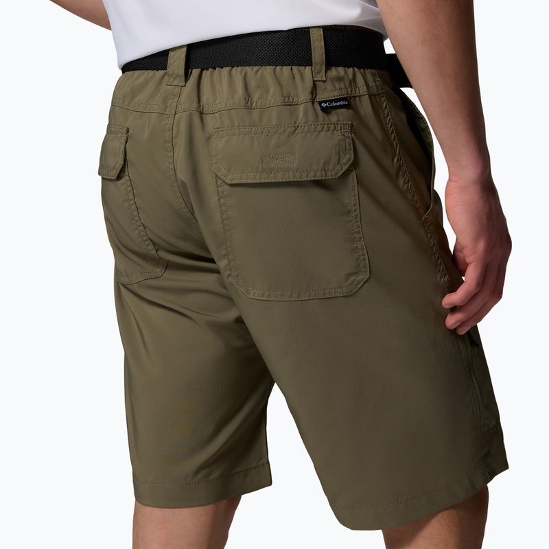 Spodenki trekkingowe męskie Columbia Silver Ridge Utility stone green 6