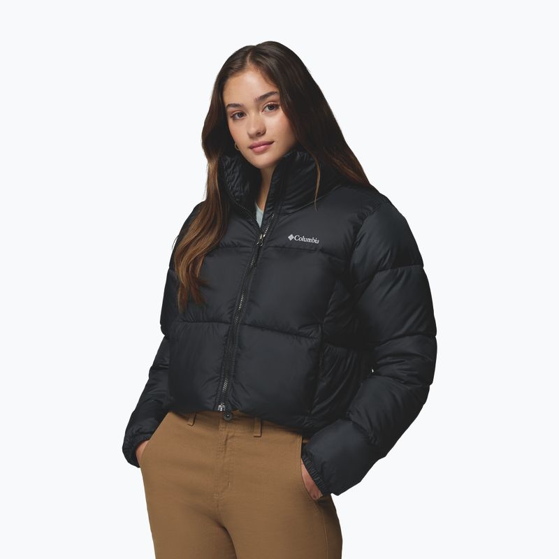 Kurtka ocieplana damska Columbia Puffect II Cropped black