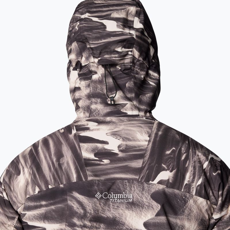 Kurtka narciarska męska Columbia Winter District III Printed dark stone windblown print 7