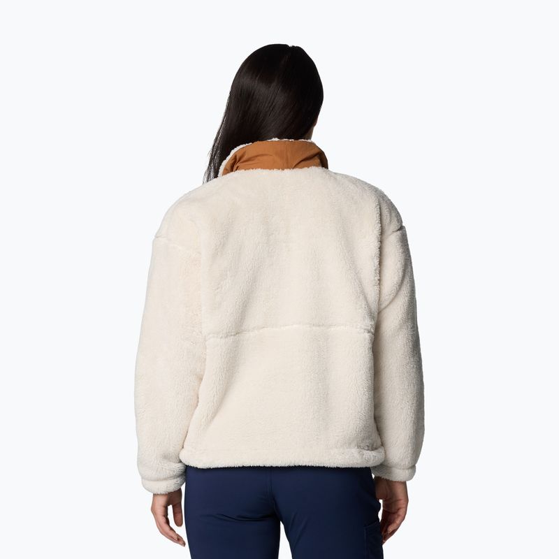 Bluza damska Columbia Boundless Discovery Sherpa Full Zip II chalk/camel brown 3