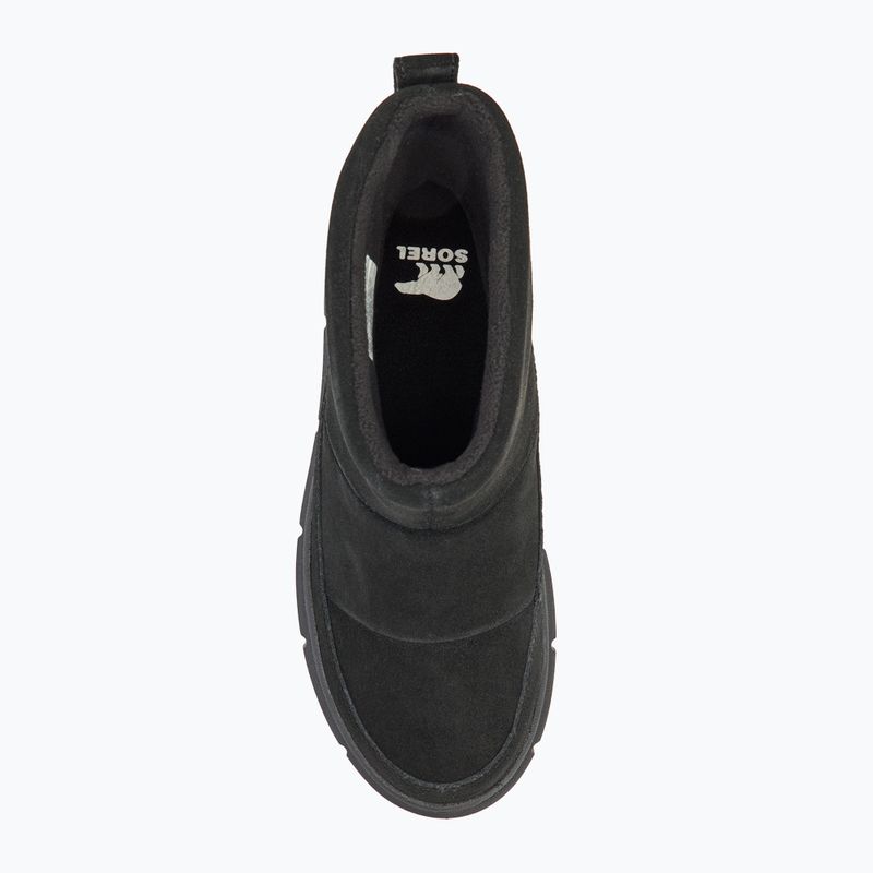 Śniegowce damskie Sorel Explorer III Slip-On WP black/sea salt 5