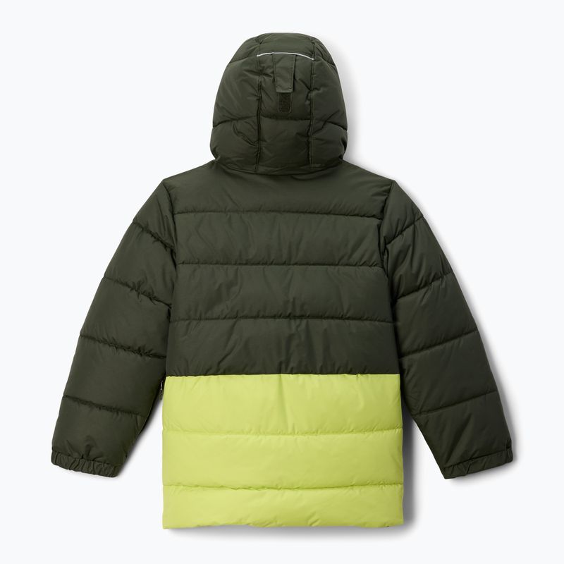 Kurtka narciarska dziecięca Columbia Arctic Blast II greenscape/ voltage 2