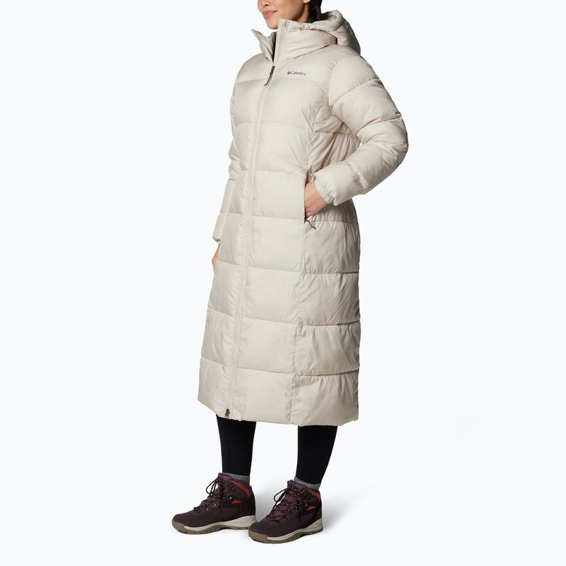 Płaszcz puchowy damski Columbia Puffect II Long dark stone 3