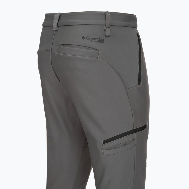 Spodnie softshell męskie Columbia Vast Canyon Softshell city grey 9