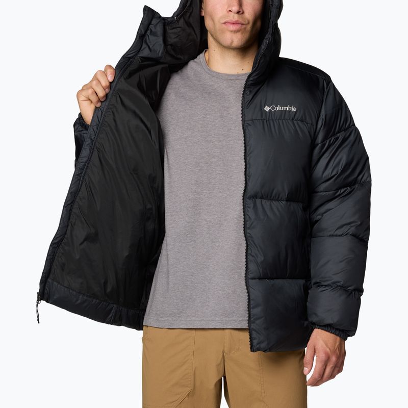 Kurtka ocieplana męska Columbia Puffect II Hooded black 4