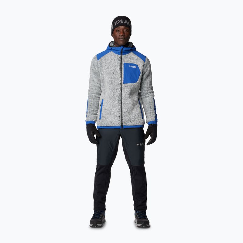 Bluza męska Columbia Arctic Crest Sherpa mountain blue/white 2