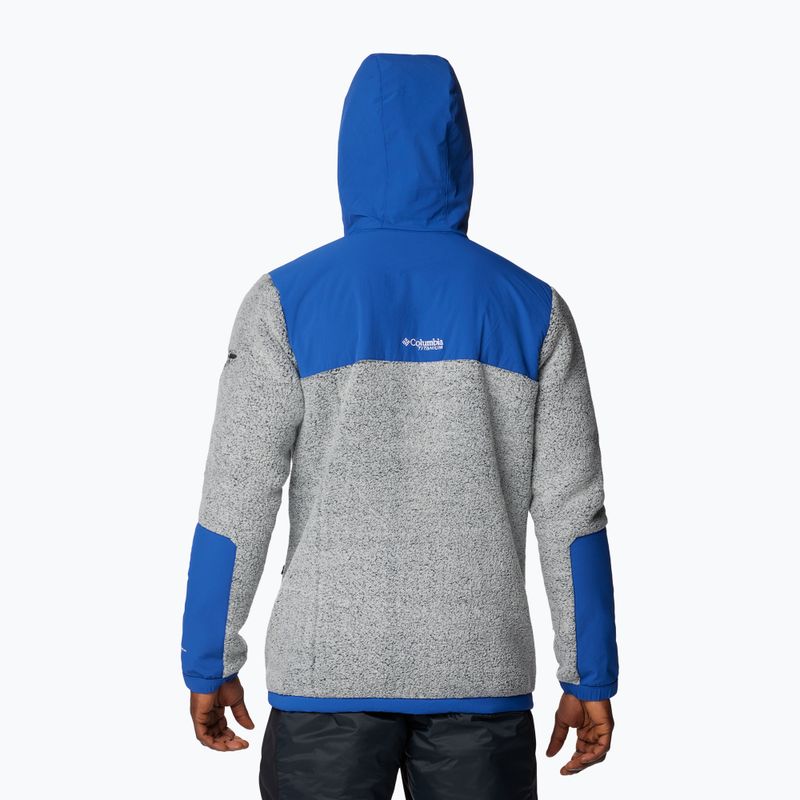 Bluza męska Columbia Arctic Crest Sherpa mountain blue/white 3