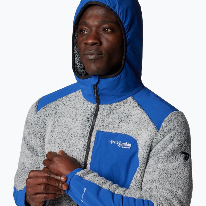 Bluza męska Columbia Arctic Crest Sherpa mountain blue/white 6