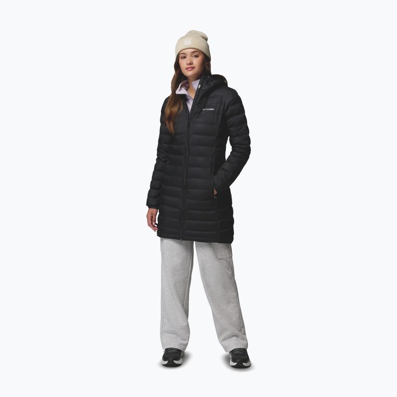 Płaszcz puchowy damski Columbia Lake 22 II Down Long Hooded black 2
