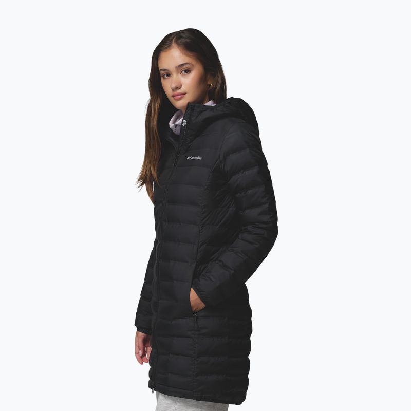 Płaszcz puchowy damski Columbia Lake 22 II Down Long Hooded black 4