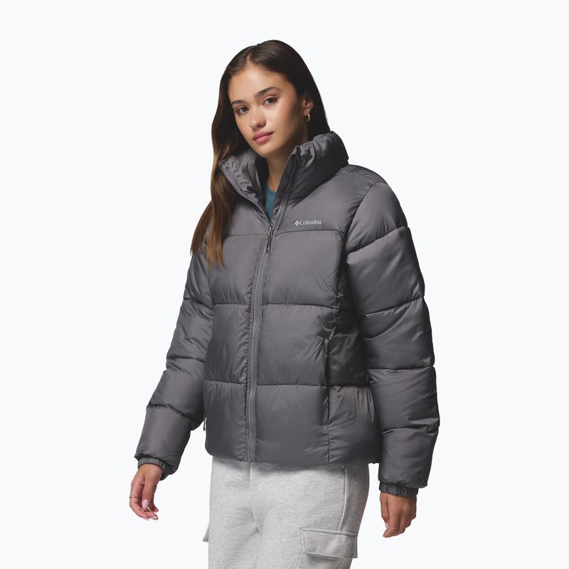 Kurtka ocieplana damska Columbia Puffect II Full Zip city grey 4