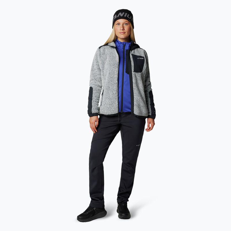 Bluza damska Columbia Arctic Crest Sherpa white/black 2