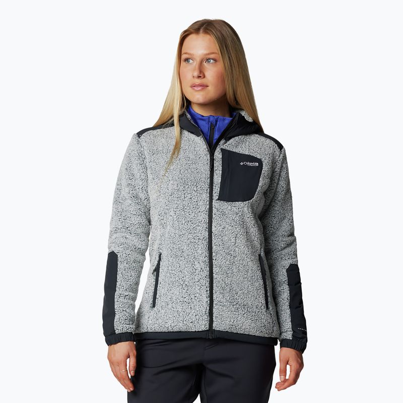 Bluza damska Columbia Arctic Crest Sherpa white/black 5