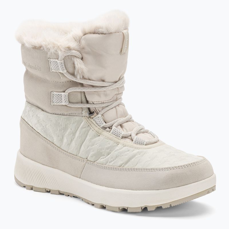 Śniegowce damskie Columbia Slopeside Peak Luxe V2 dark stone/sea salt