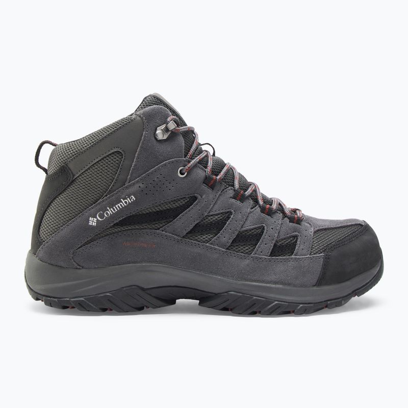 Buty trekkingowe męskie Columbia Crestwood Mid Wp V2 dark grey/ deep rust 2