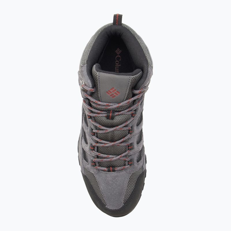 Buty trekkingowe męskie Columbia Crestwood Mid Wp V2 dark grey/ deep rust 5