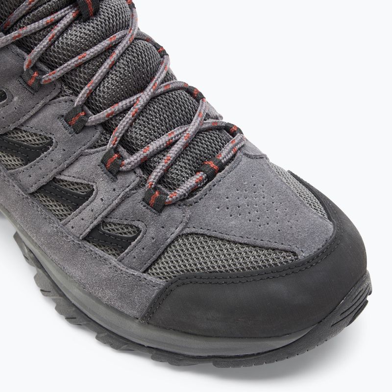 Buty trekkingowe męskie Columbia Crestwood Mid Wp V2 dark grey/ deep rust 7