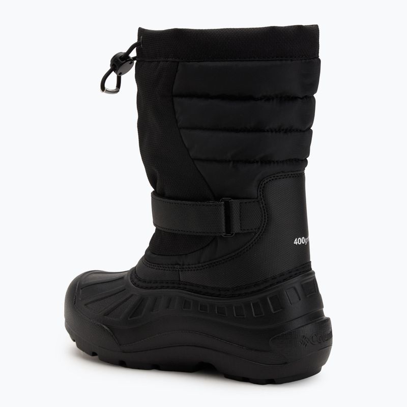 Śniegowce dziecięce Columbia Youth Powderbug Snowlite black/white 3