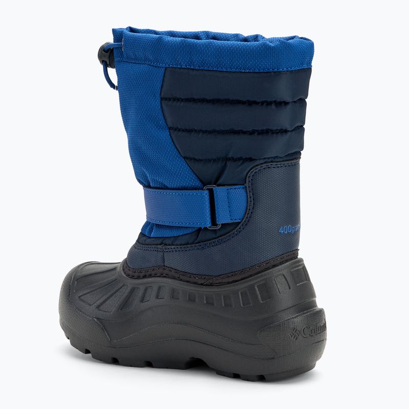 Śniegowce dziecięce Columbia Powderbug Snowlite mountain blue/ spicy 3