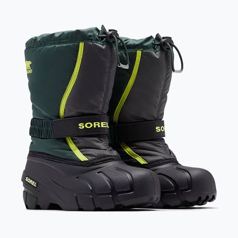 Śniegowce dziecięce Sorel Youth Flurry 24 spruce/grill 9