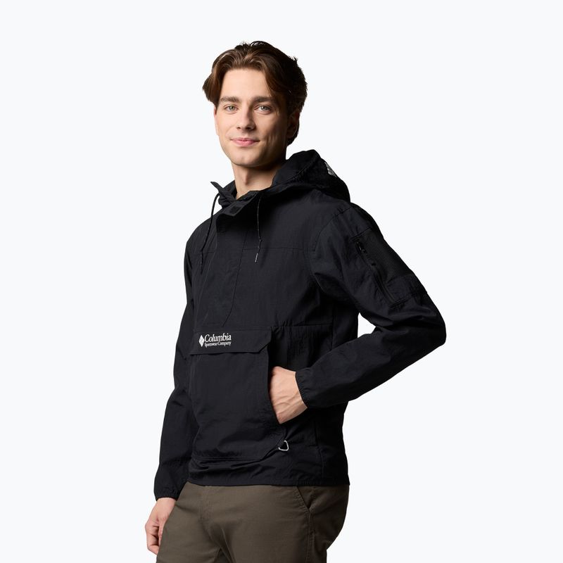 Kurtka przeciwwiatrowa męska Columbia Challenger Windbreaker Anorak black 4