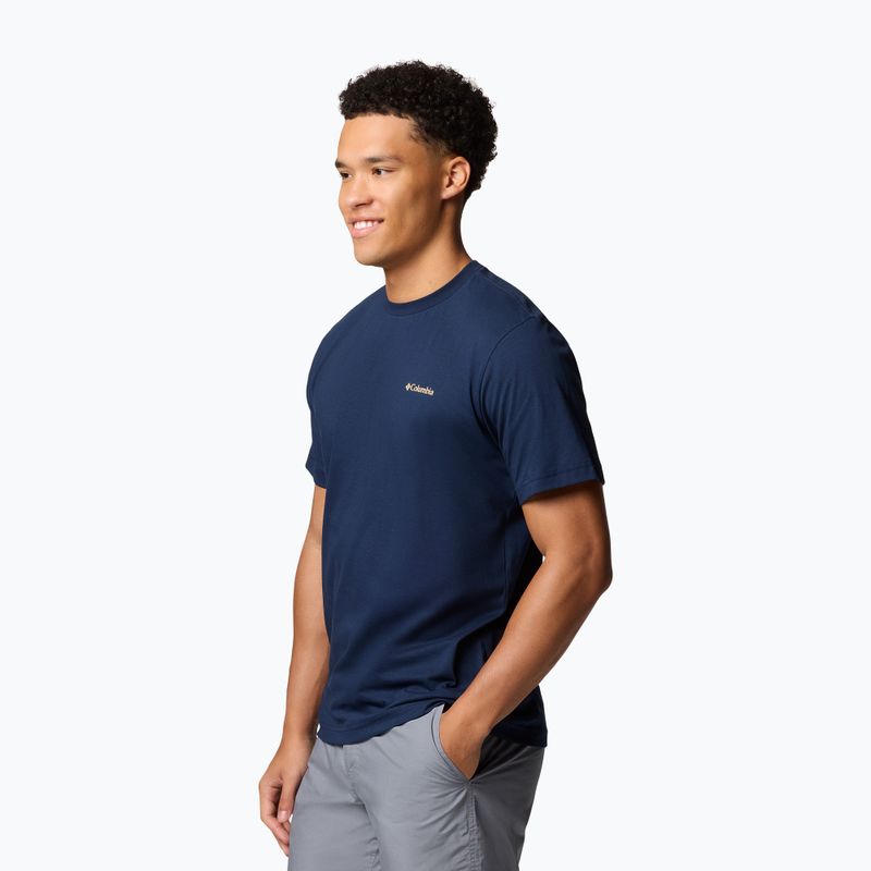 Koszulka męska Columbia Kettle River Back Graphic Tee collegiate navy 3
