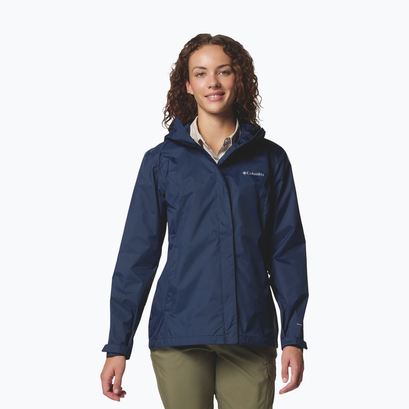 Kurtka przeciwdeszczowa damska Columbia Arcadia II collegiate navy