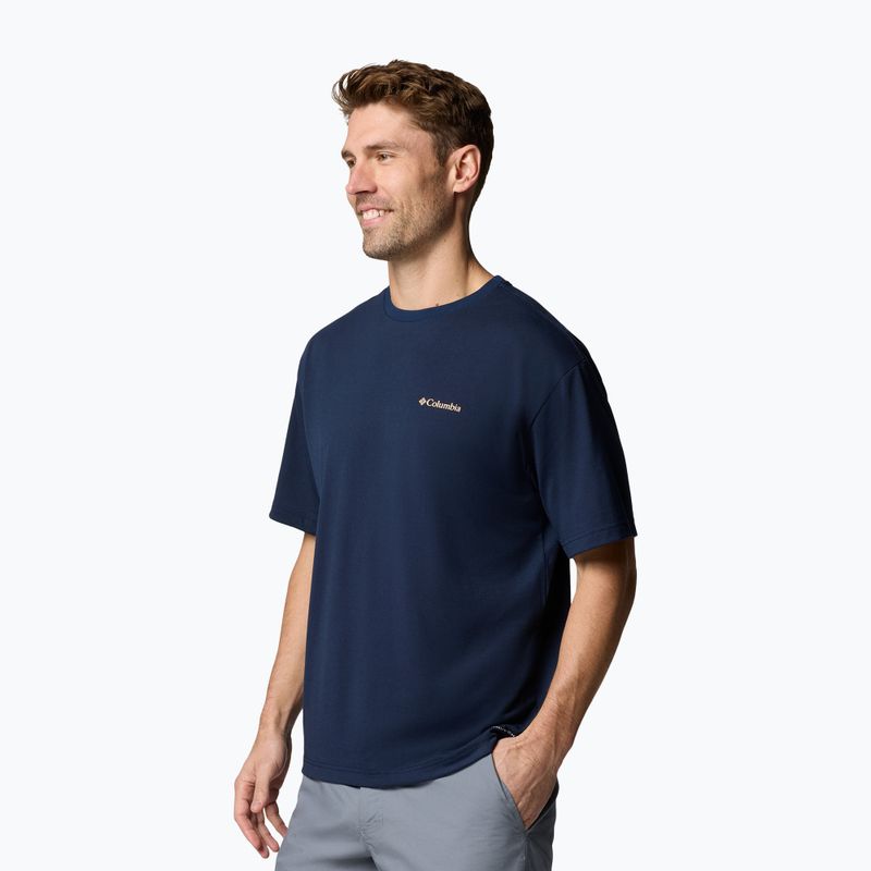 Koszulka męska Columbia Cedar Trail Back Graphic Tee collegiate navy 4