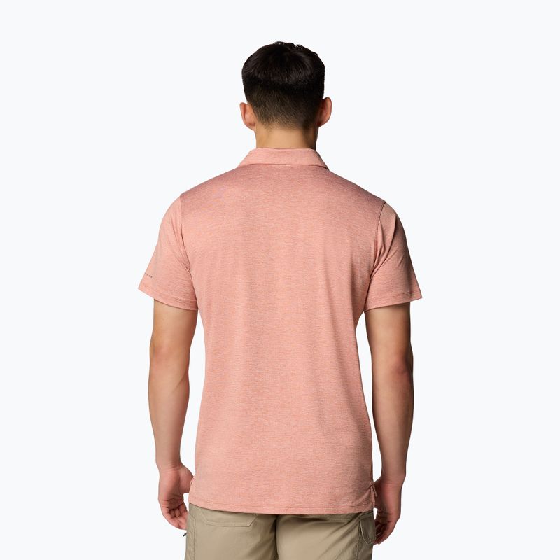 Koszulka męska Columbia Tech Trail Utility Polo tuscan heather 3