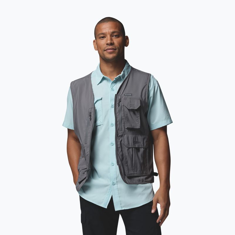 Bezrękawnik trekkingowy męski Columbia Silver Ridge Utility city grey 4