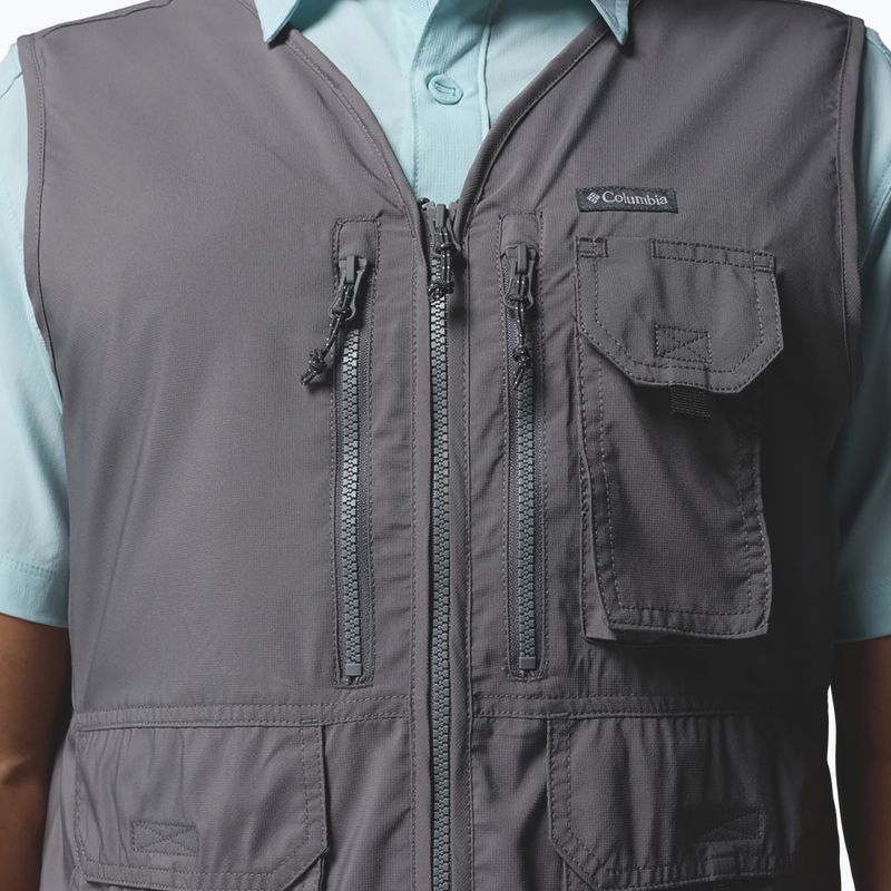 Bezrękawnik trekkingowy męski Columbia Silver Ridge Utility city grey 9