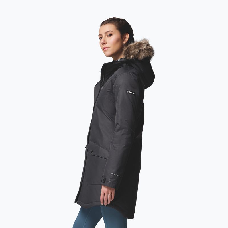 Płaszcz ocieplany damski Columbia Suttle Mountain Long Insulated black 4