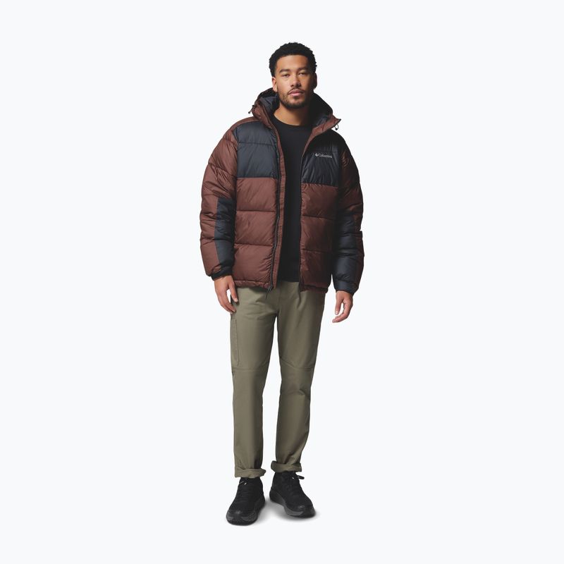 Kurtka ocieplana męska Columbia Pike Lake II Hooded tobacco/black 6