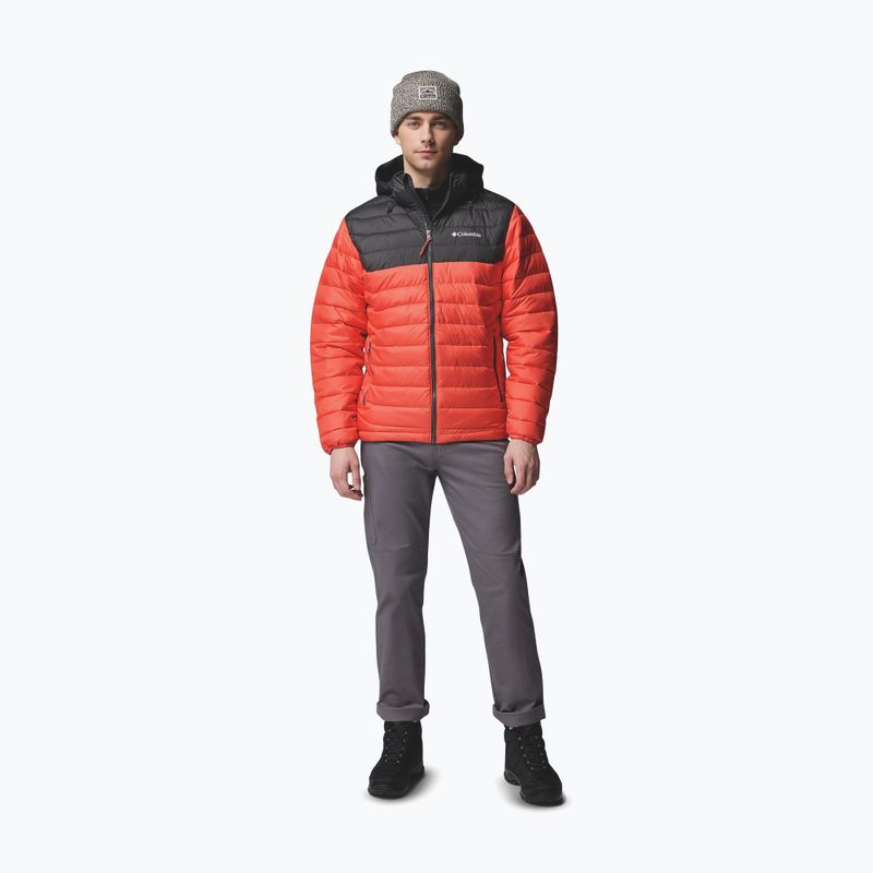Kurtka męska Columbia Powder Lite II Hooded zing/shark 2