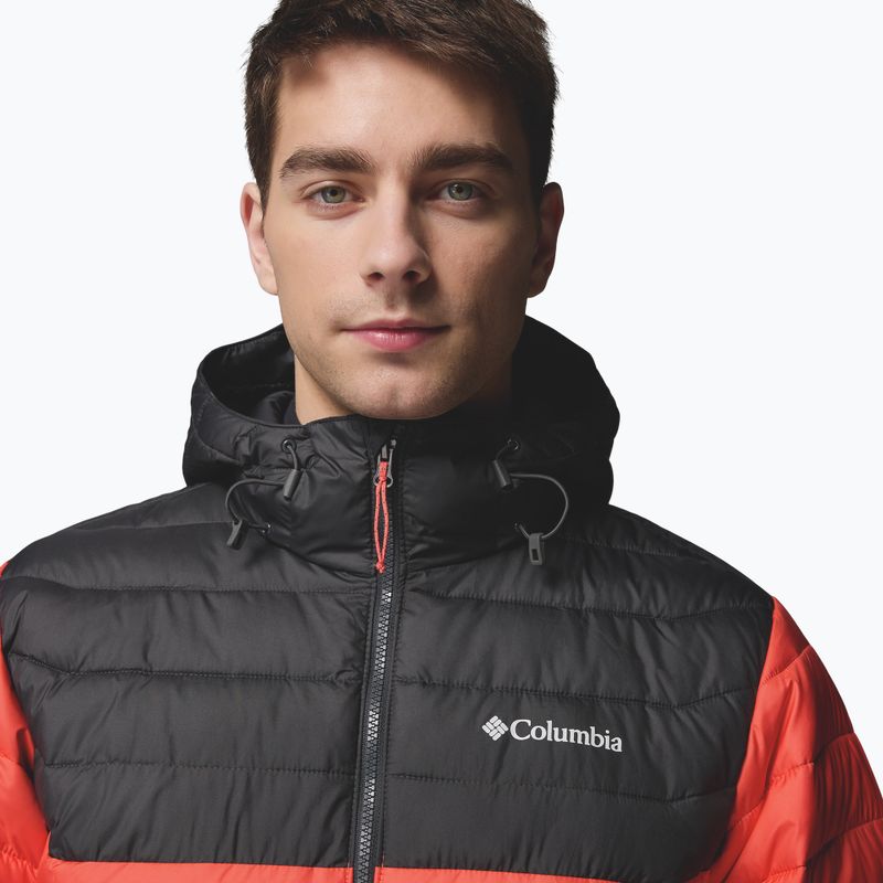 Kurtka męska Columbia Powder Lite II Hooded zing/shark 6