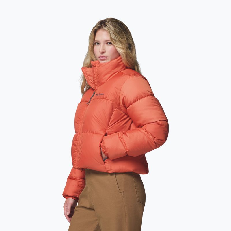 Kurtka ocieplana damska Columbia Puffect II Cropped tuscan 4