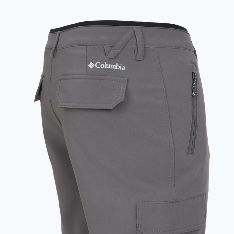 Spodnie trekkingowe męskie Columbia Tech Trail Utility Winter city grey 14